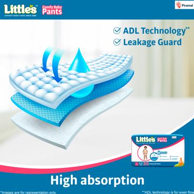 Little's Comfy Baby Pants Diapers (L) 30's - Diapers & Wipes