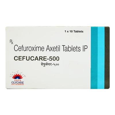 CEFUCARE 500 Tablet 10's - Bacterial Infections-Cep