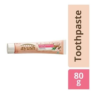Lever Ayush Whitening Rock Salt Toothpaste 80 gm - Toothpaste