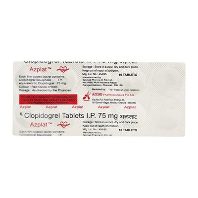 AZPLAT 75mg Tablet 10's - High Cholesterol-Dys