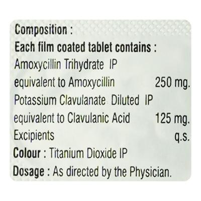 Roclav 375mg Tablet 10'S - Bacterial Infections-Pen