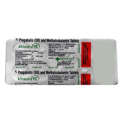 ALLNEUTRA PG Tablet 10's - Neuropathic Pain-Dru