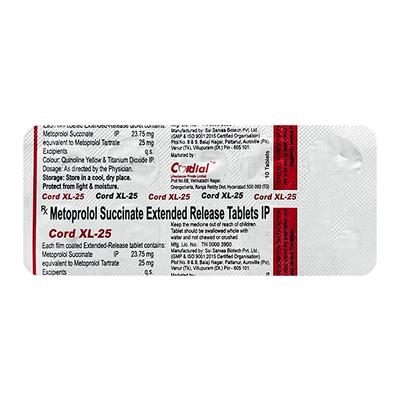 CORD XL 25mg Tablet 10's - Hypertension-Bet