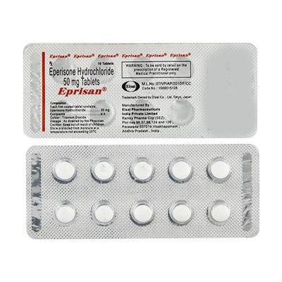 Eprisan 50mg Tablet 10'S - Muscle Cramps/Spasticity-Mus