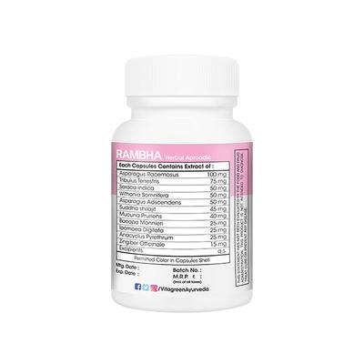VitaGreen Rambha Capsules 14's - Herbal Dietary Supplement