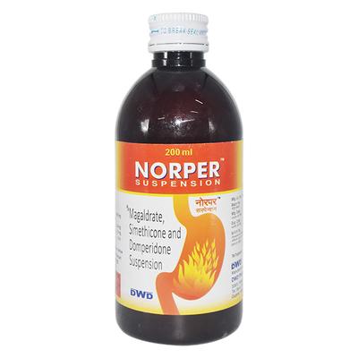 Norper Sugar Free Syrup 200ml - Ulcer/Reflux/Flatulence-Aaa