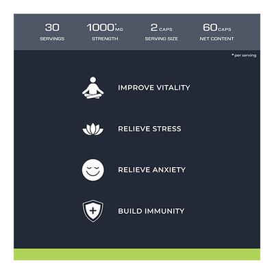 Nutrabay Wellness Ashwagandha 1000mg Capsule 60's - Ashwagandha