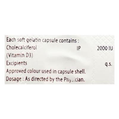 TCU D3 2K Softgel Capsule 10's - Supplements-Vit