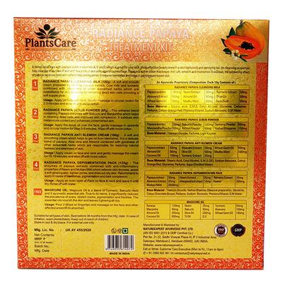 Plantscare Radiance Papaya Treatment Mini Kit 1's - Facial Kits