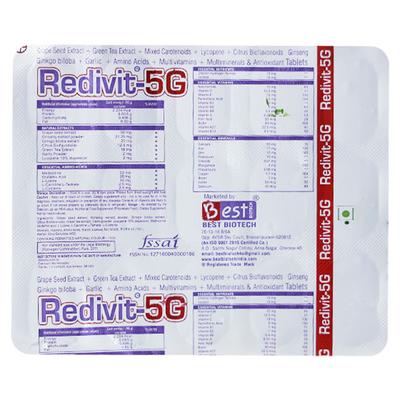 REDIVIT 5G Tablet 15's - Supplements-Vam