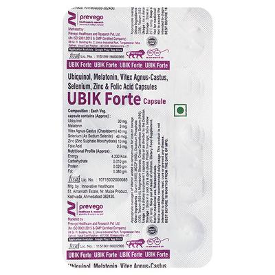 UBIK FORTE Capsule 10's - Supplements-Vam