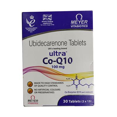 Ultra Coq10 100mg Tablet 30'S - Supplements-Sup