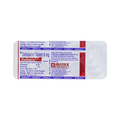 DEFLATRIX Tablet 10's - Immune Suppression