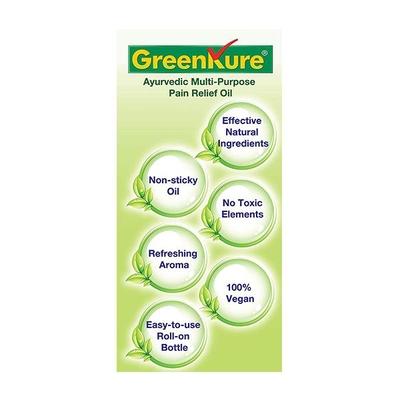 GreenKure Pain Relief Ayurvedic Oil Bottle Combo (Pack of 6 x 25 ml) - Pain Relief (Ayush)