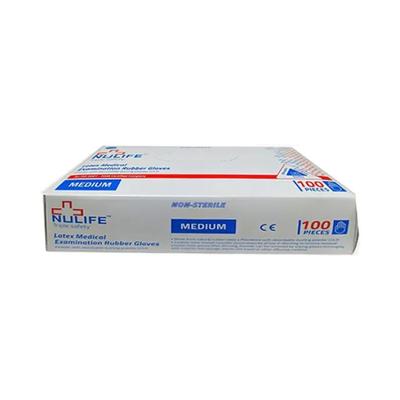 NULIFE TRIPLE SAFETY LATEX (M) MEDICAL EXAMINATION RUBBER 100's - Surgical Consumable