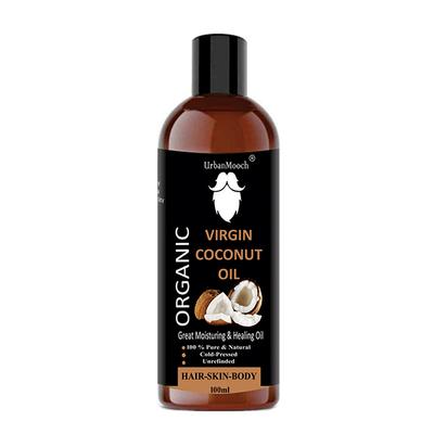UrbanMooch Virgin Coconut Hair Oil - Organic 100 ml - Hair Oils