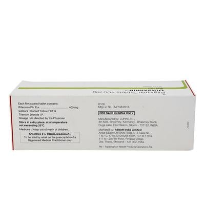 Dufaximin 400mg Tablet 10'S - Bacterial Infections-OAB