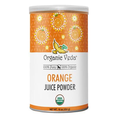 Organic Veda Orange Juice Powder 454 gm - Pure Herbs
