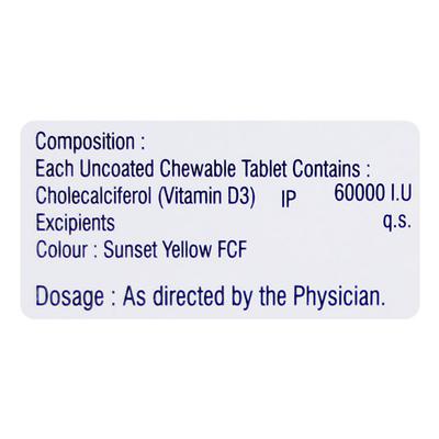 VIC D3 Chewable Tablet 6's - Supplements-Vam