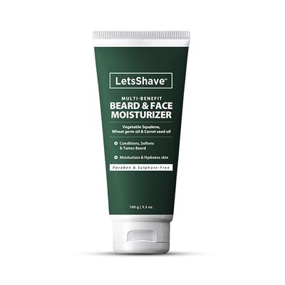 LetsShave Beard & Face Moisturizer 100 gm - Beard Cream