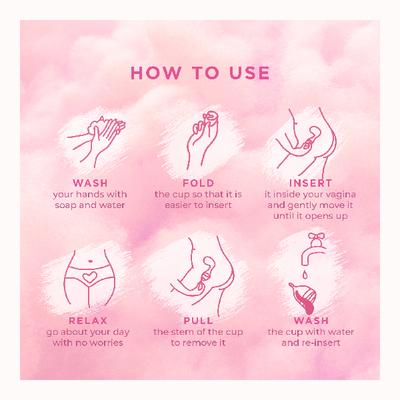 Pee Safe Reusable Menstrual Cup - (Large) - Menstrual Cups