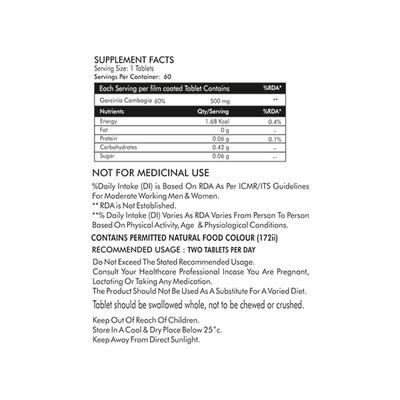 La Nature's Garcinia Cambogia Tablets 60's - Weight Loss