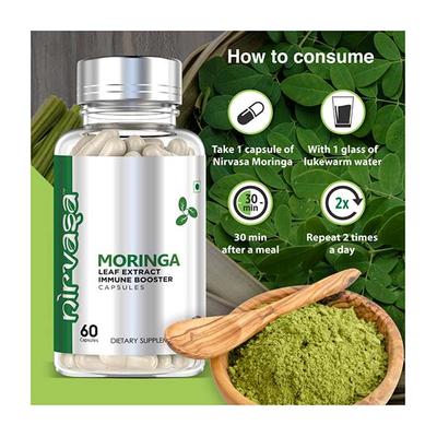 Nirvasa Moringa Leaf Extract Immunity Booster Capsule 60's - Vitamin C