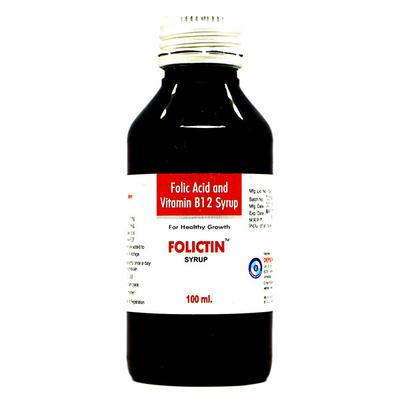 FOLICTIN Syrup 100ml - Iron Supplement/Anaemia-Vma