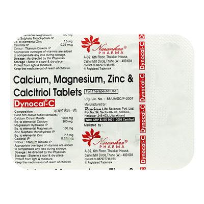 DYNOCAL C Tablet 10's - Supplements-Cal