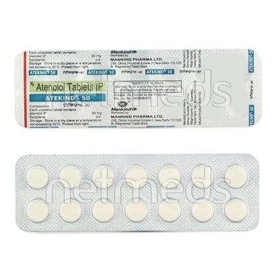 Atekind 50mg Tablet 14'S - Hypertension-Bet