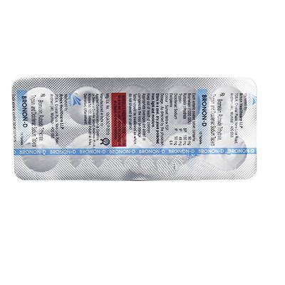 BRONON D Tablet 10's - Pain relief-Nsa