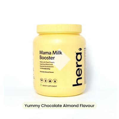 Hera Mama Milk Booster Powder - Yummy Chocolate Almond 300 gm - Nutritional Supplement