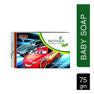 Biotique Kids Nourishing Soap - Nutty Almond (Car) 75 gm - Soaps