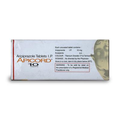 APICORD 10mg Tablet 10's - Psychosis-Ans