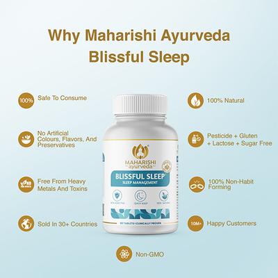Maharishi Ayurveda Blissful Sleep Tablet 60's - Speciality Medicines