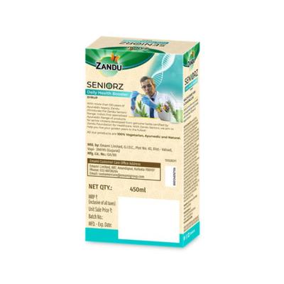 Zandu Seniorz Daily Health Booster Syrup 450 ml - Vitamin C