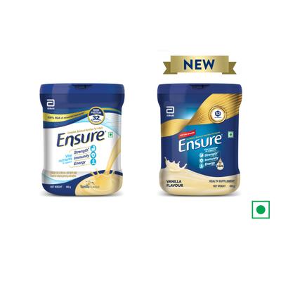 Ensure Vanilla Powder 400 gm (Pet Jar) - Protein Drink