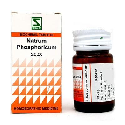Dr.Willmar Schwabe Natrum Phosphoricum 200X Tablet 20 gm - Bio-Chemic