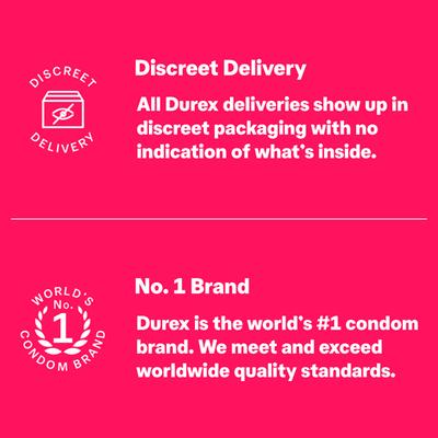 Durex Condoms - Extra Thin 3's - Plain/Flavoured Condoms