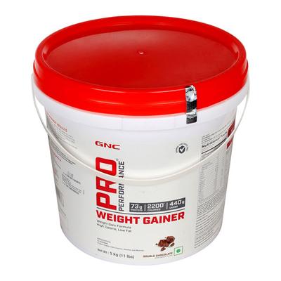 GNC Pro Performance Weight Gainer Powder - Double Chocolate Flavour 5 kg - Weight Gain