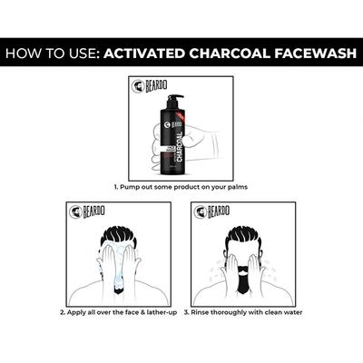 Beardo Body Wash - Activated Charcoal 200 ml - Shower Gels & Body Wash