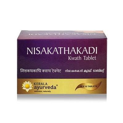 Kerala Ayurveda Nisakathakadi Kwath Tablet 100's - Diabetes Care (Ayush)