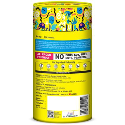 Mom & World Vitamin D Lil Bunny Gummies - Lemon 30's - Nutritional Bars