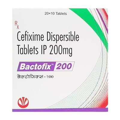 BACTOFIX 200mg Tablet 10's - Bacterial Infections-Cep