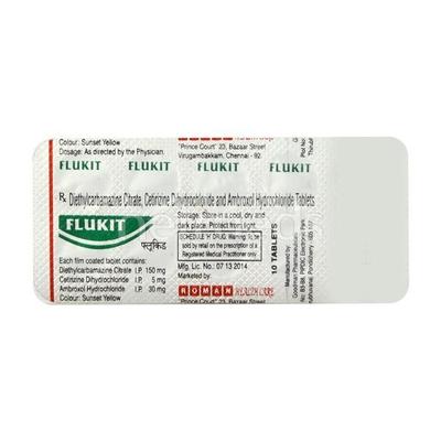 Flukit Tablet 10'S - Pain relief-Ano