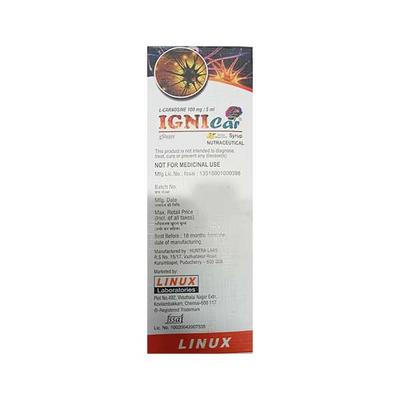 IGNICAR SUGAR FREE DELICIOUS MANGO FLAVOUR Syrup 200ml - Supplements-Sup