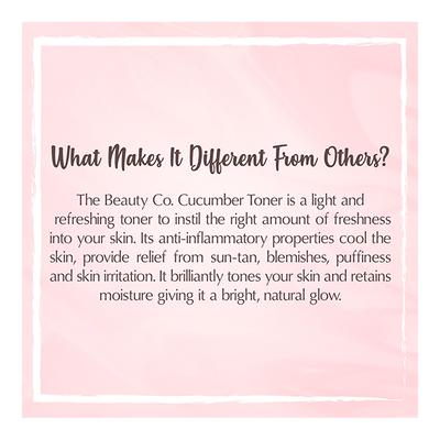The Beauty Co. Skin Toner - Cucumber 200 ml - Toners