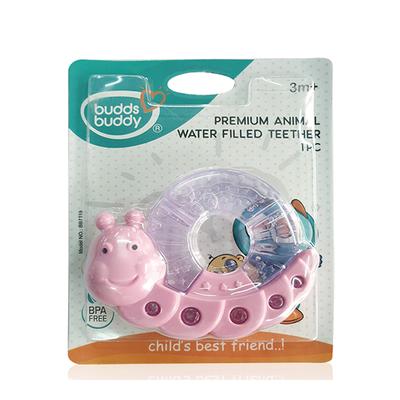 Buddsbuddy Premium Animal Water Filled Teether - CaterPiller Shaped - Pacifiers & Teethers
