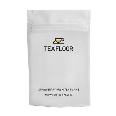 Teafloor Strawberry Rush Tea Tisane 100 gm - Teas
