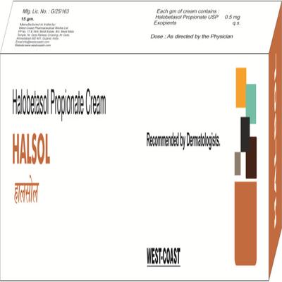 HALSOL Cream 15gm - Skin Infections-Toc